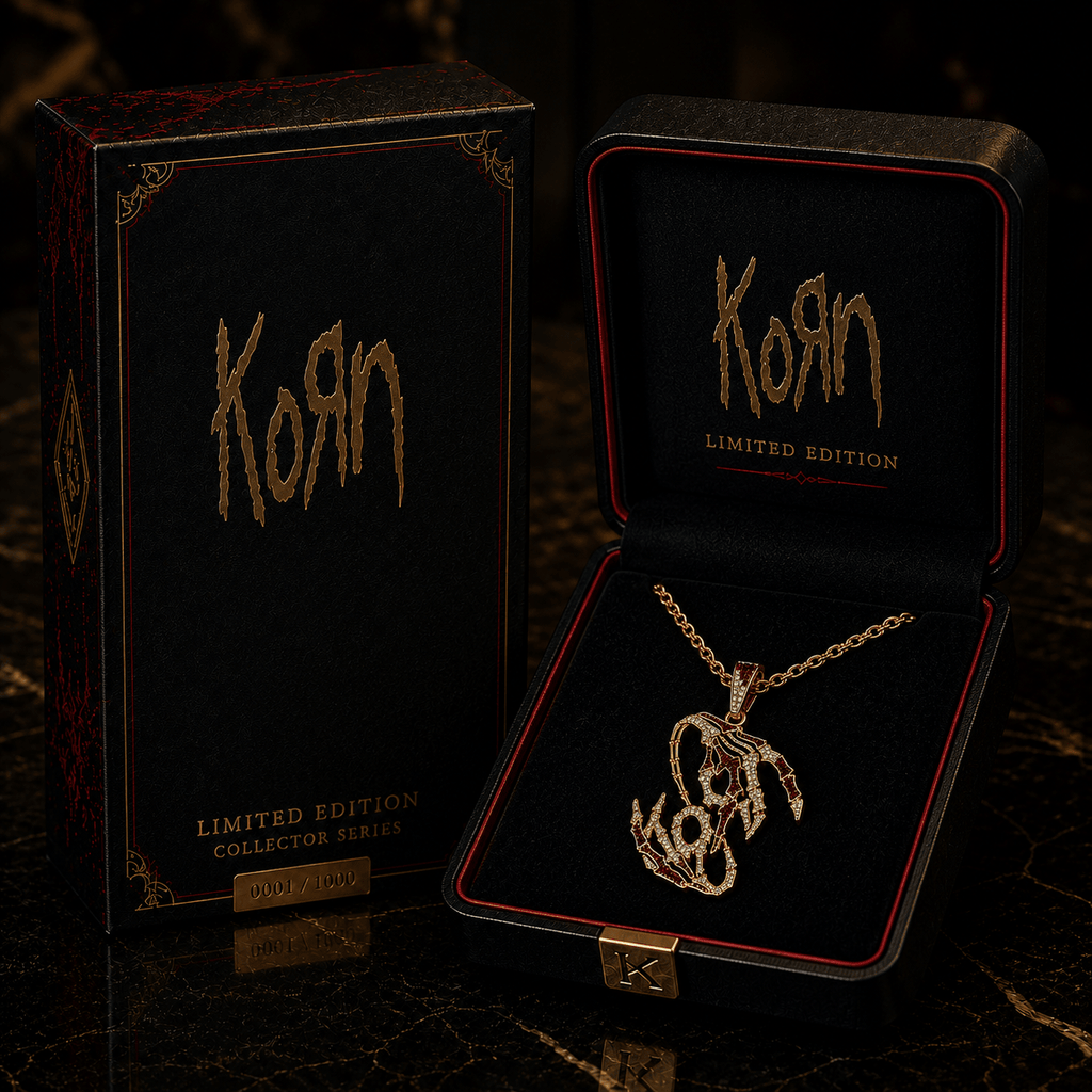 KRN Solid Gold Chain with Diamond Pendant TTTT