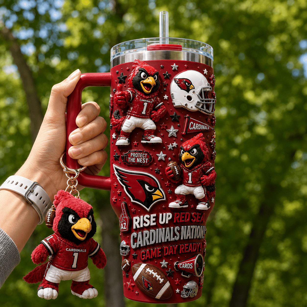 ARCD 40oz Tumbler With Handle DNBN
