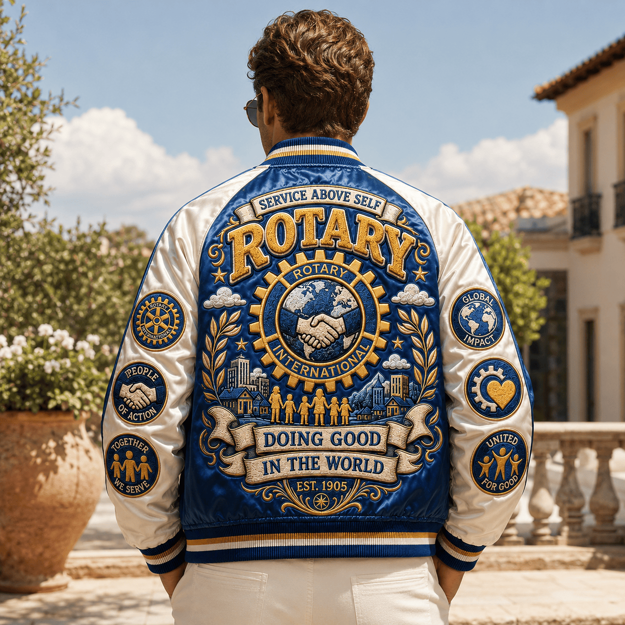 PREMIUM ROTI SATIN BASEBALL JACKET NTNA