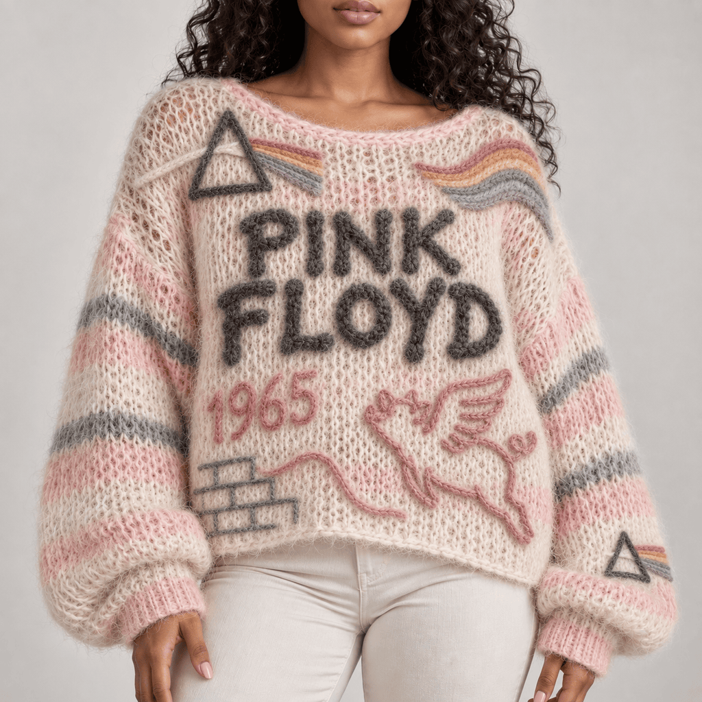 PKFL Women’s Open-Knit Sweater DNBN